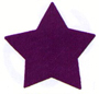 Purple Star Confetti